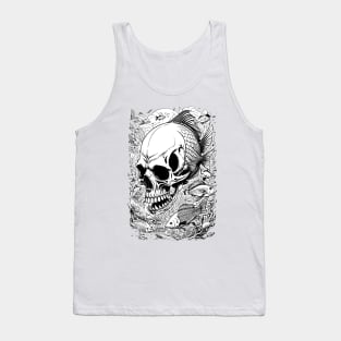 Skull Fish Tank Top